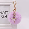 Wholesale Plush Rhinestone Little Angel Keychain For Women