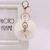 Wholesale Plush Rhinestone Little Angel Keychain For Women
