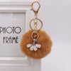 Wholesale Plush Rhinestone Little Angel Keychain For Women