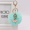 Wholesale Plush Rhinestone Little Angel Keychain For Women