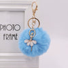 Wholesale Plush Rhinestone Little Angel Keychain For Women