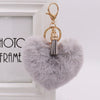 Wholesale Plush Tassel Love Key Chain For Car And Bag