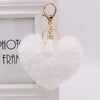 Wholesale Plush Tassel Love Key Chain For Car And Bag