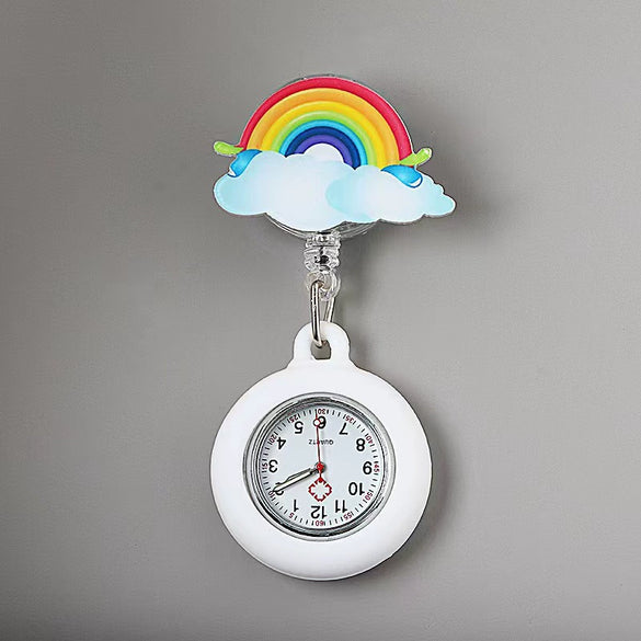 Wholesale Pocket Watch Plastic Silicone Cartoon Round Dial