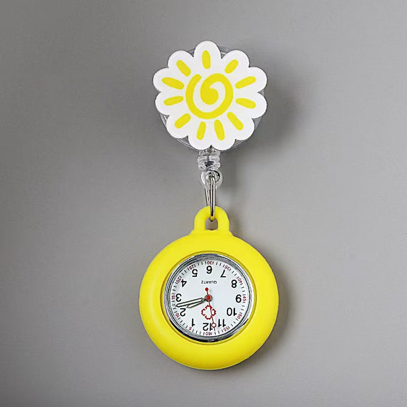 Wholesale Pocket Watch Plastic Silicone Cartoon Round Dial