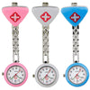 Wholesale Pocket Watch Women's Alloy Case Stainless Steel Strap Triangle Medical Style Quartz