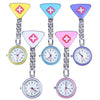 Wholesale Pocket Watch Women's Alloy Case Stainless Steel Strap Triangle Medical Style Quartz