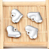 Wholesale Polished Stainless Steel Heart Shaped Personality Love Pendant Jewelry Accessories For Women
