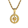 Wholesale Polishing Star Shape Titanium Steel Stainless Steel Twist Chain Pendant Necklace For Unisex