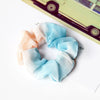 Wholesale Polyester Mesh Gradient Color Tiedye Round Handmade Hair Tie Headwear For Women And Kids