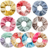 Wholesale Polyester Mesh Gradient Color Tiedye Round Handmade Hair Tie Headwear For Women And Kids