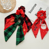 Wholesale Ponytail Hair Ring Headdress Handmade Fabric With Festive Elements