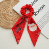 Wholesale Ponytail Hair Ring Headdress Handmade Fabric With Festive Elements