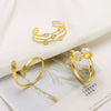 Wholesale Popular Pearl Open Bangle Copper Gold Plated Hand Jewelry