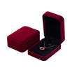 Wholesale Portable Flannel Bow Jewelry Box For Ring Necklace Earrings Storage