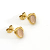 Wholesale Princess Style Geometric Electroplated Stainless Steel Earrings For Women