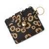Wholesale Pu Leather Keychains Card Bags With Multiple Card Slots Solid Color Urban Simplicity
