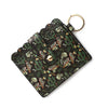 Wholesale Pu Leather Keychains Card Bags With Multiple Card Slots Solid Color Urban Simplicity