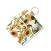Wholesale Pu Leather Keychains Card Bags With Multiple Card Slots Solid Color Urban Simplicity