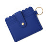 Wholesale Pu Leather Keychains Card Bags With Multiple Card Slots Solid Color Urban Simplicity