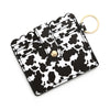 Wholesale Pu Leather Keychains Card Bags With Multiple Card Slots Solid Color Urban Simplicity