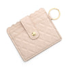 Wholesale Pu Leather Keychains Card Bags With Multiple Card Slots Solid Color Urban Simplicity