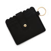 Wholesale Pu Leather Keychains Card Bags With Multiple Card Slots Solid Color Urban Simplicity