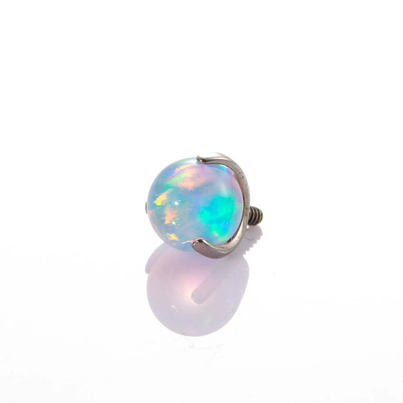Wholesale Puncture Jewelry Accessories Titanium Alloy Ball Screw Head Fashion Geometric Polishing
