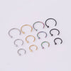 Wholesale Puncture Jewelry 316L Medical Stainless Steel Cross Electroplated
