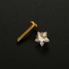 Wholesale Puncture Jewelry Stainless Steel Fivepointed Star Clawshaped Electroplated Unisex