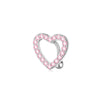 Wholesale Puncture Jewelry Stainless Steel Geometric Love Bow Belly Button Ring Set