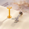 Wholesale Puncture Jewelry Titanium Alloy Geometric Electroplated Unisex