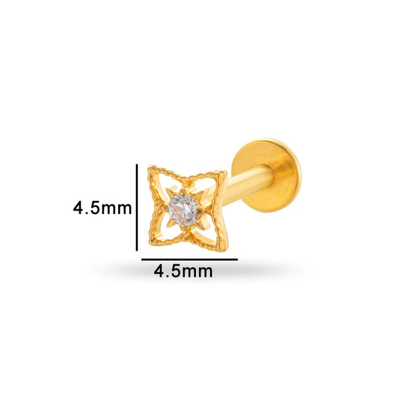Wholesale Puncture Jewelry Titanium Alloy Heart Shape Electroplated For Women