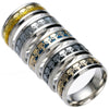 Wholesale Punisher Necklaces And Rings Movie Games Peripheral Titanium Steel Dripping Oil Style