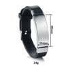 Wholesale Punk Fashion Geometric Silicone Adjustable Bracelet