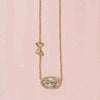 Wholesale Punk Geometric Crystal Pendant Necklace Bow Earrings Bracelet With Electroplating