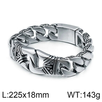 Wholesale Jewelry Punk Geometric 304 Stainless Steel Rings Bracelets