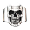 Wholesale Punk Style Alloy Gold Inlaid Geometric Skull Ghost Head Rings For Unisex