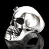 Wholesale Punk Style Alloy Gold Inlaid Geometric Skull Ghost Head Rings For Unisex