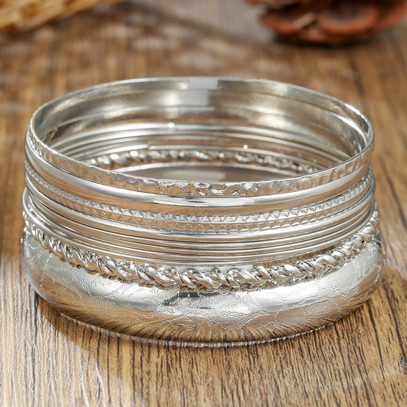 Wholesale Punk Style Exaggerated Hollow Geometric Iron Electroplated Unisex Bracelet