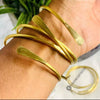 Wholesale Punk Style Exaggerated Hollow Geometric Iron Electroplated Unisex Bracelet