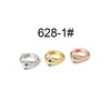 Wholesale Punk Style Metal Animal Snakeshaped Electroplated Rose Gold Women's Earrings