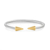 Wholesale Punk Style Open Titanium Steel Geometric Nail Bracelet Unisex