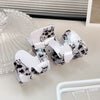 Wholesale Pvc Cartoon Animal Style Square Semiround Hollow Baking Paint Hair Gripper Clip Jewelry