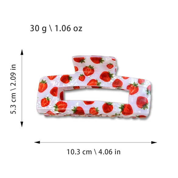 Wholesale Pvc Handmade Flower Hair Clip For Women Sweet Elegant Style Gradient Candy Color Suitable For Spring And Summer