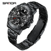 Wholesale Quartz Watch Alloy Alloy And Stainless Steel Material Round Shape Fashionable Men's Business Watch