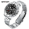 Wholesale Quartz Watch Alloy Alloy And Stainless Steel Material Round Shape Fashionable Men's Business Watch