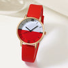 Wholesale Quartz Watch Alloy Case Silicone Strap Round Dial Leisure Style