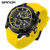 Wholesale Quartz Watch For Men Zinc Alloy Case Silicone Strap Round Dial Waterproof Fluorescent Business Style