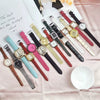 Wholesale Quartz Watches Zinc Alloy Case Imitation Leather Strap Stainless Steel Buckle Round Dial Leisure Style For Men